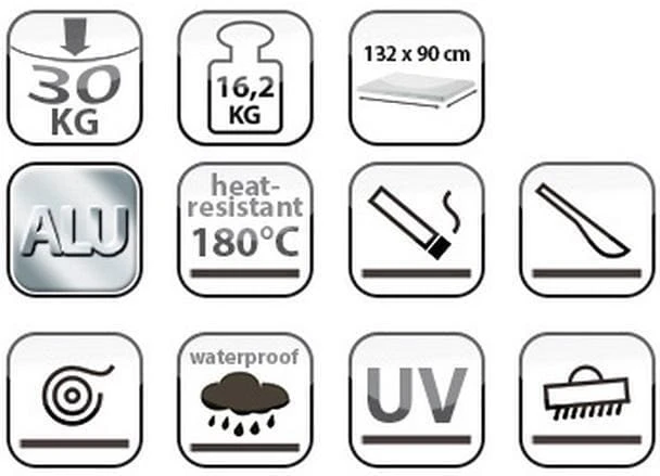 Westfield Performance Superb 130 Campingtisch, 132x90x59/72cm 6 Westfield Performance Superb 130 Campingtisch, 132x90x59/72cm – Bild 4